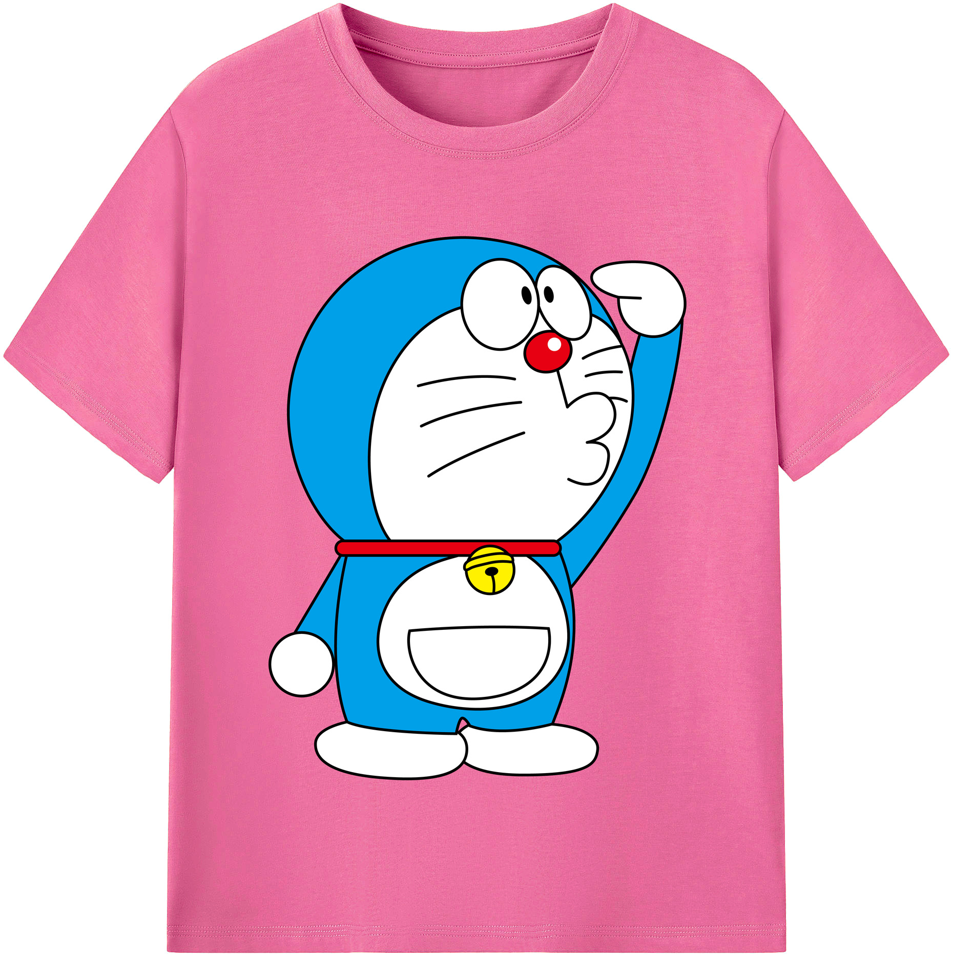 （画像用） ドラえもん Doraemon レディースカジュアルプリントTシャツ（綿100％）